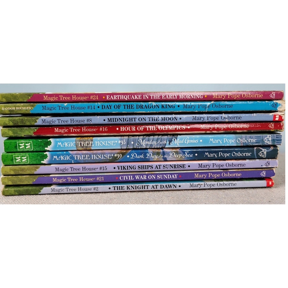 Magic Tree House Book Lot 9 Mary Pope Osborne Paperback Chapter Books Kids